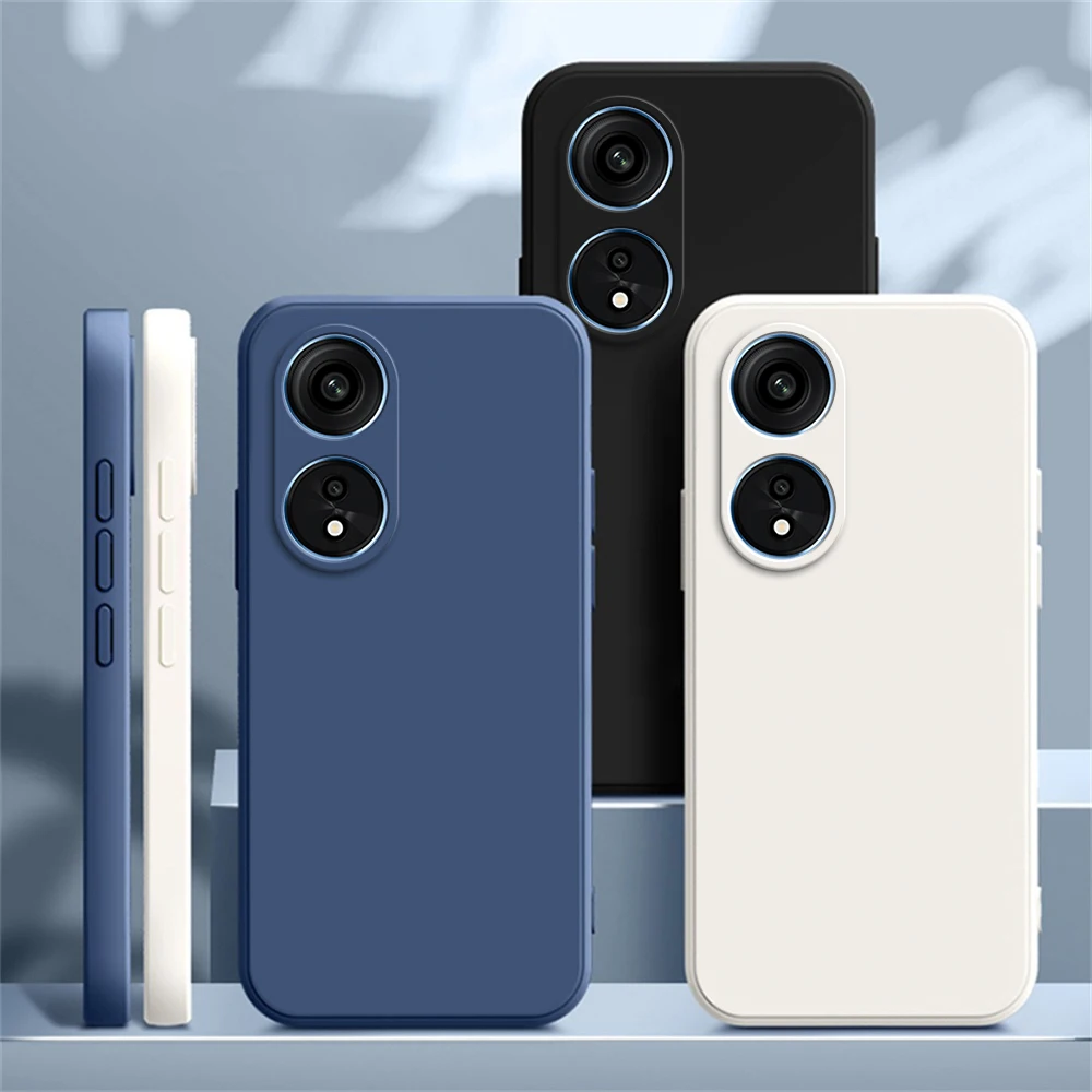 Luxus Flüssigsilikon Stoßfest Weiche Fall Für Huawei Nova 9 SE Nova 10 Pro Honor 50 70 Ehre X6 X6S X6A X7 X7A X8 X8A Abdeckung