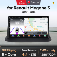 Junsun Android 13 Qualcomm 8 Core Wireless CarPlay for Apple Android Car Radio For Renault Megane 3 Fluence  2008-2014 Car Radio