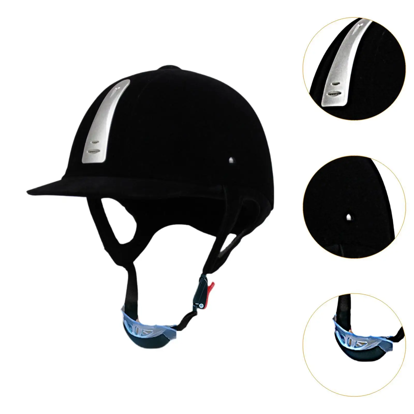 Casco para montar a caballo, gorra ajustable para deportes al aire libre, ligero, sombrero para montar, sombrero ecuestre de arranque, equipo para montar a caballo