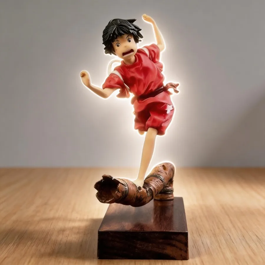 

Anime Spirited Away Chihiro & No-Face Action Figure Collectible Model Toy 16cm, High Quality