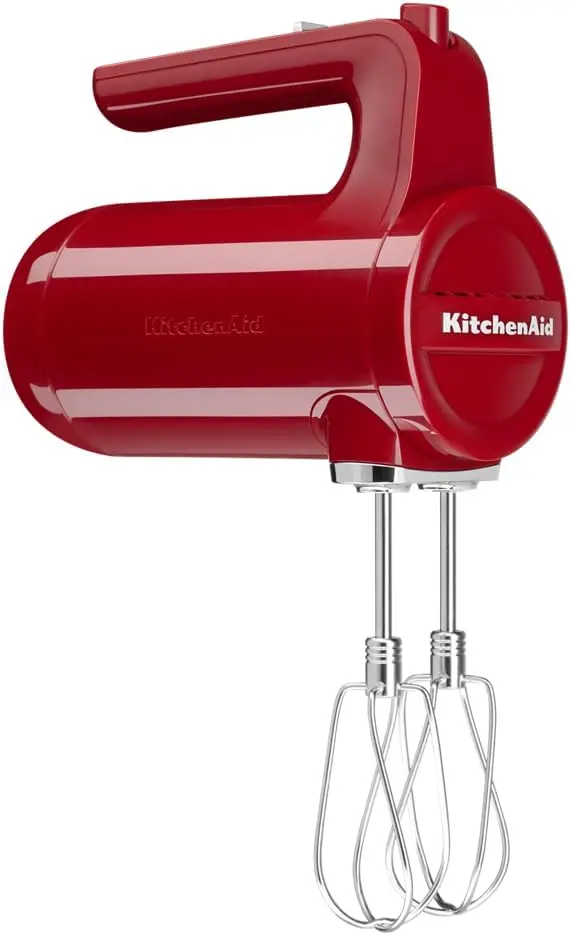 Cordless 7 Speed Hand Mixer - KHMB732, Empire Red