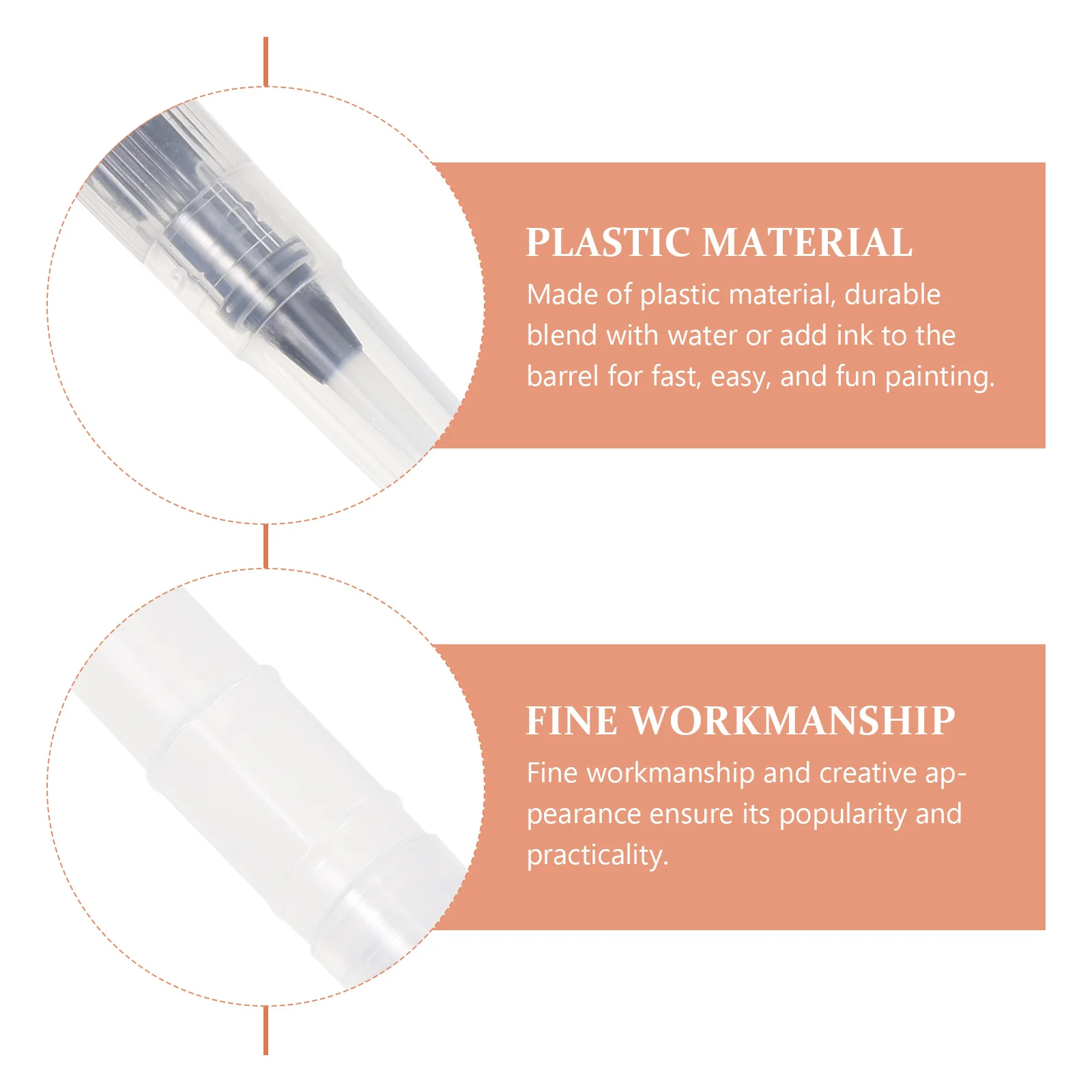 

9pcs Watercolor Paint Pen Set Supple Tip Brush For Hand Drawing Watercolor Painting Pen Art Supplies Portable Water Brush