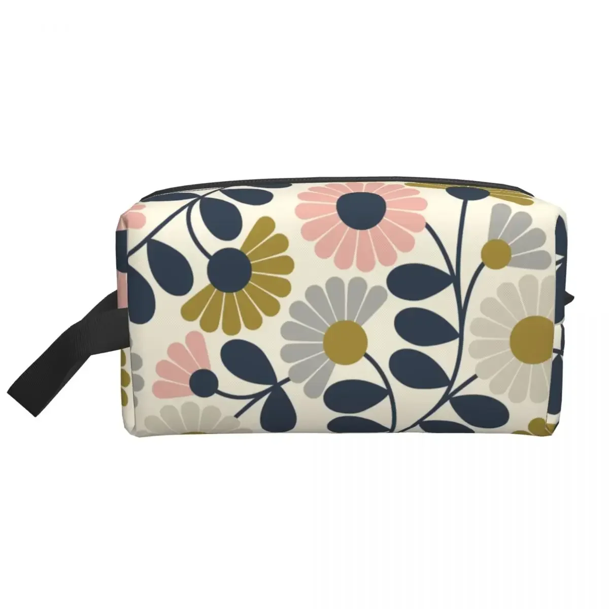 Custom Orla Kiely Kimono Multi Toiletry Bag for Women Makeup Cosmetic Organizer Lady Beauty Storage Dopp Kit Case