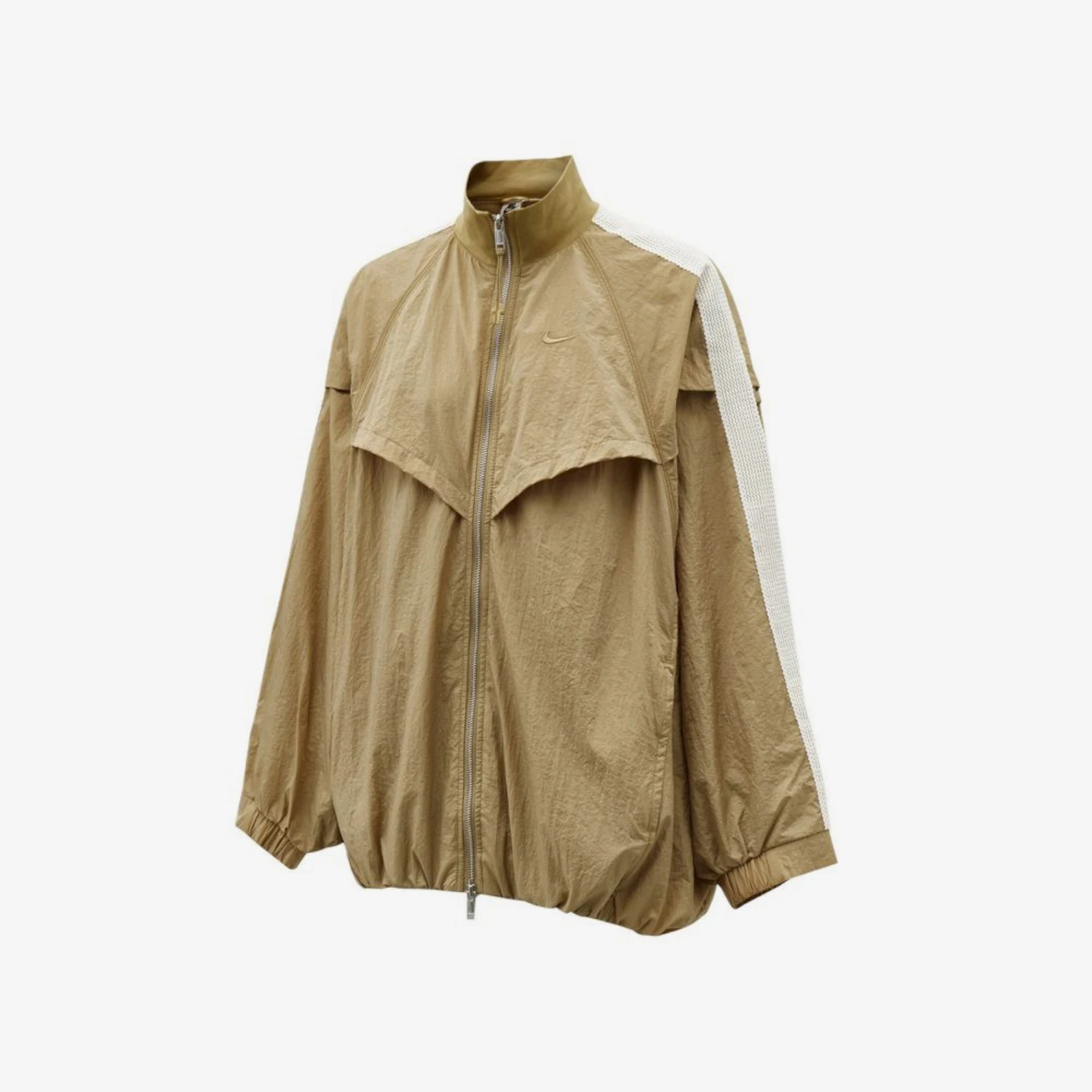 Nike genuine women's sports stand up collar casual zipper long sleeved jacket jacket IM8166-297