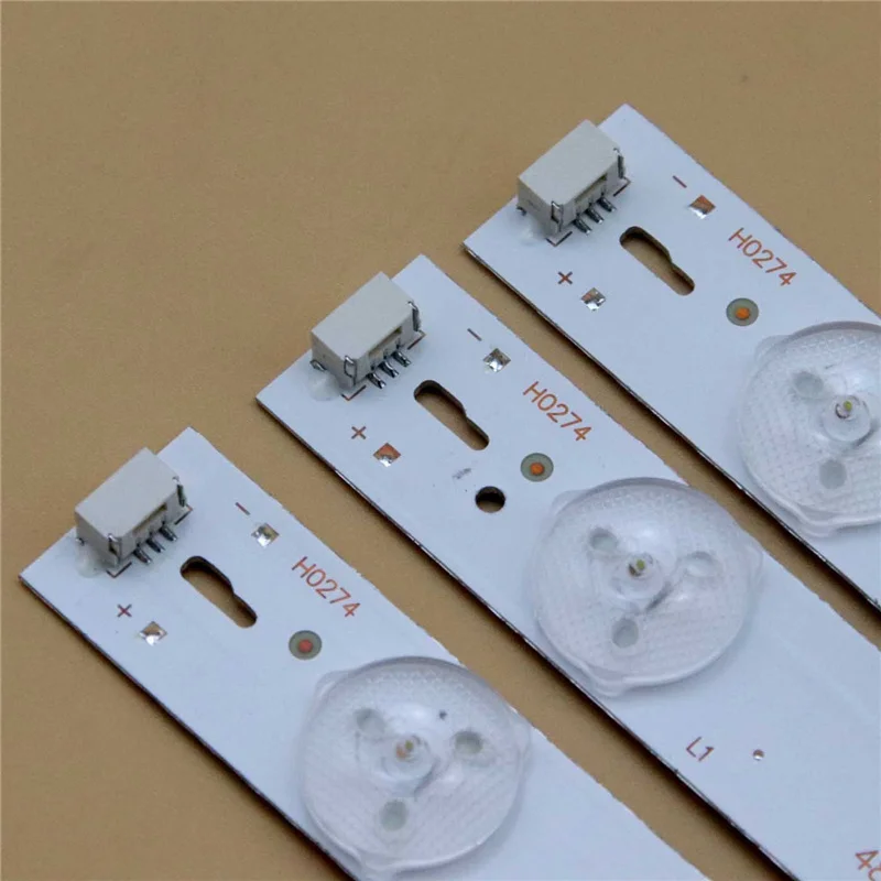 TV LED 어레이 바 YHF-4C-LB4805-YHEX2, YHEX1YH2 HQ4 YH1CK 백라이트 스트립, 48D2700_8X5_3030C_V3 레인, 8 개