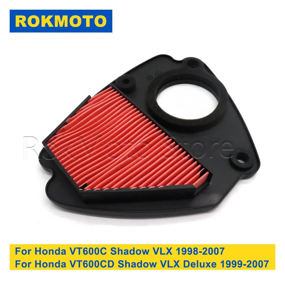 For Honda Shadow VLX600 VT600C VT600CD Deluxe 1999-2007 VLX 600 VT 600 C CD Motorcycle Air Filter Engine Intake Cleaner Element