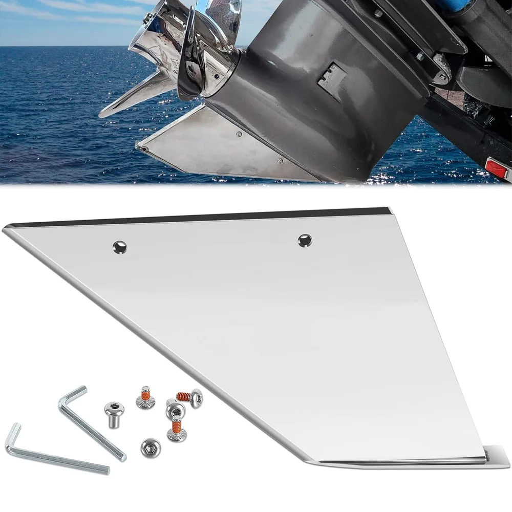 

27211 Skeg Guard Stainless Steel Skeg Protector Kit Fit for Mercury 75 90 115 135 150 175 200 225 250 275 300HP Selected Models