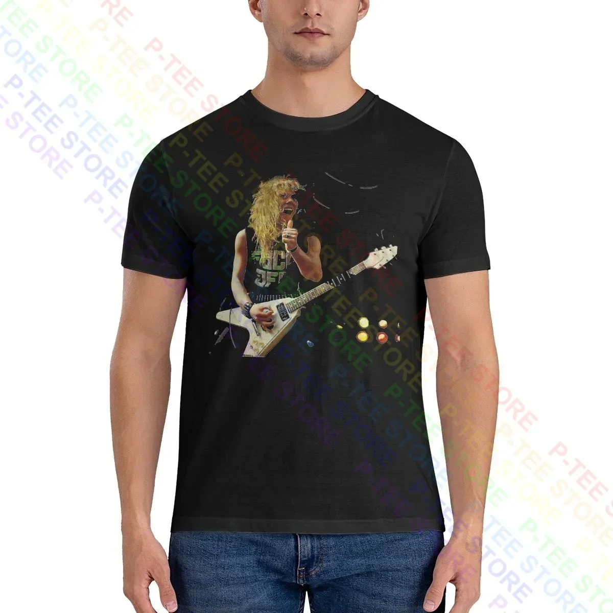 James Hetfield Funny Birthday Shirt T-shirt New Retro Splicing All-Match Tee