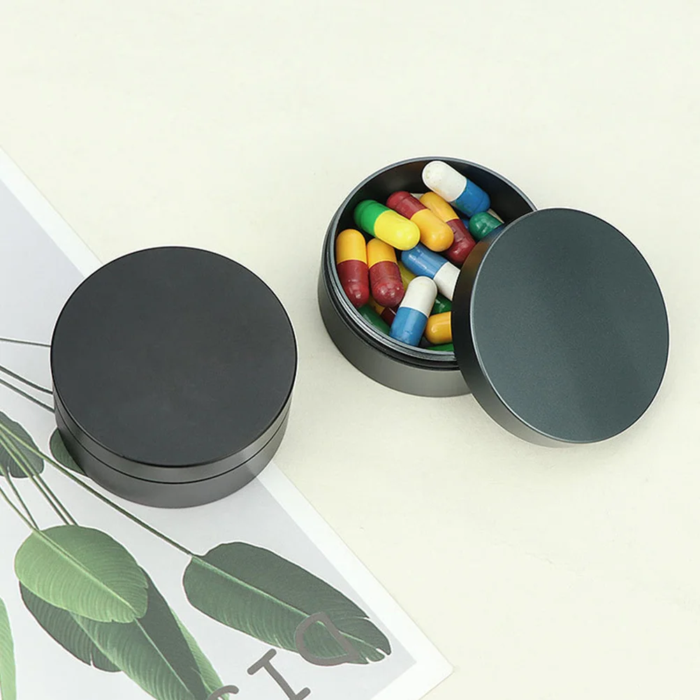 

Portable Travel Medicine Organizer Pills Box Durable Dustproof Moistureproof Multipurpose Container for Jewelry Coins Earplugs