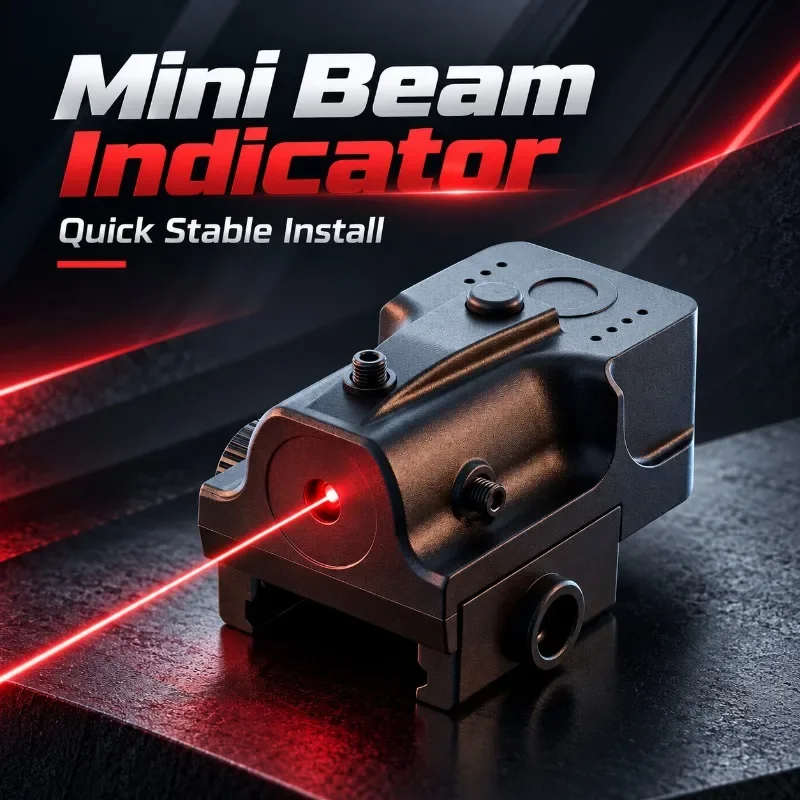 Hobby Model DIY Beam Indicator, Mini Portable Nylon Accessory with Stable Lock for Universal Rail System
