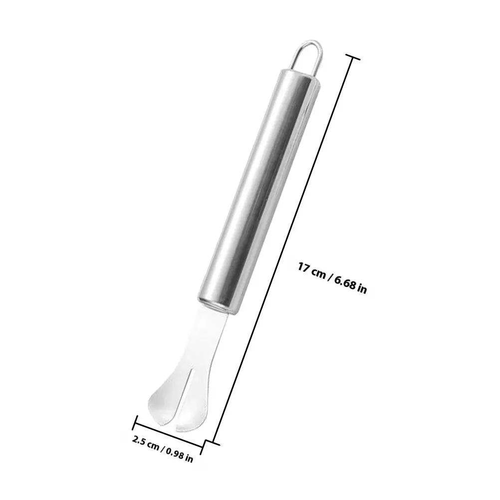 2Pcs Stainless Steel Poultry Intestine Cutter Oil Scraper Cutter Chicken Duck Goose Gutting Tool Kitchen Shears Seafood Tools