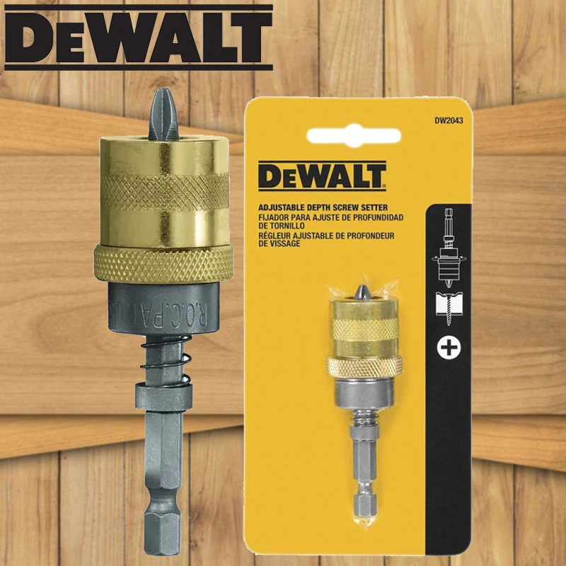 

DEWALT DW2043 1/4in Hex Adjustable Screw Depth Setter Screwdepth Setter Power Tool Accessories