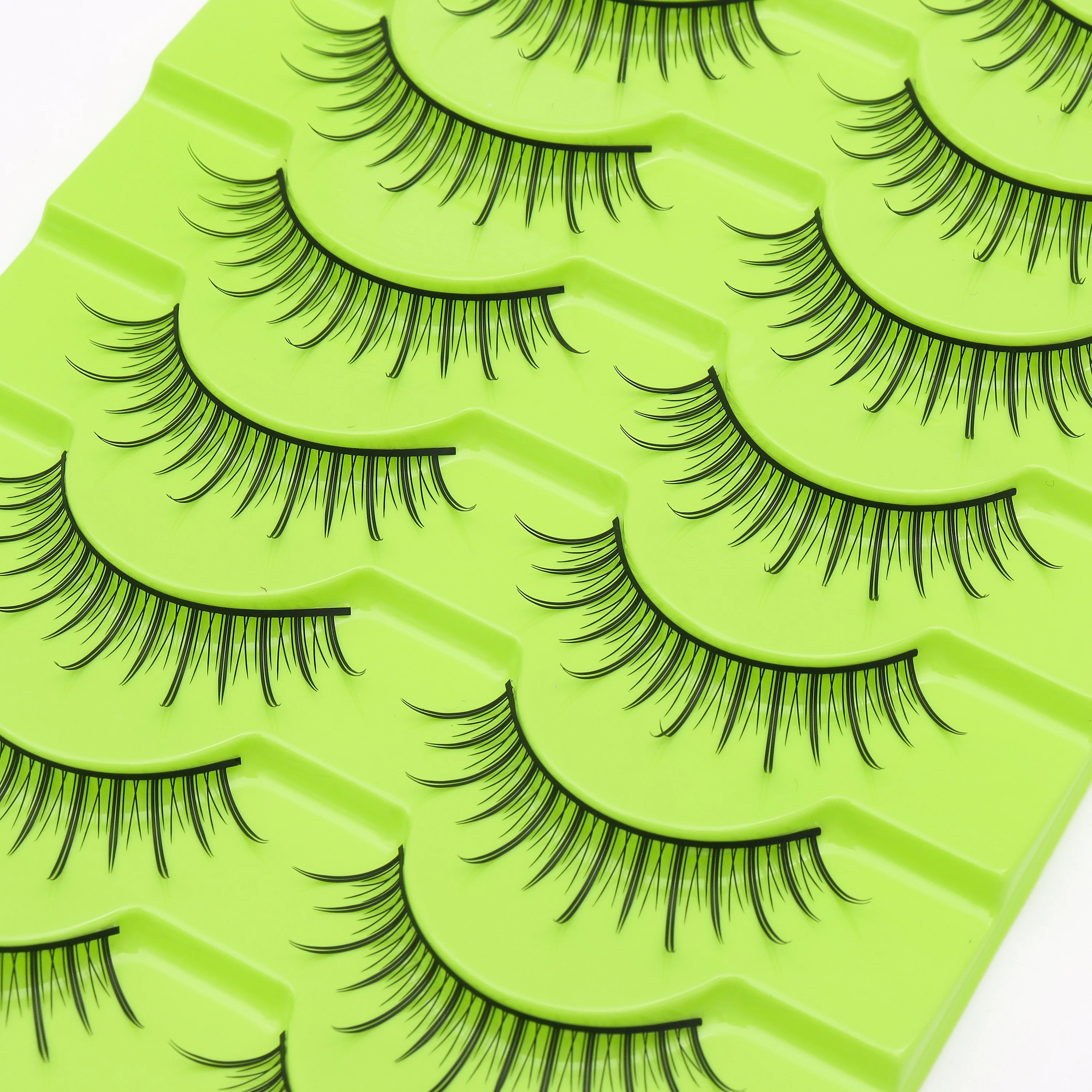 DINGSEN Anime-Wimpern, Vollstreifen-Wimpern, 10 Paar, dicke Wimpern, wiederverwendbare falsche Wimpern, Großhandel für Make-up, Beauty-Wimpern – Detail 10