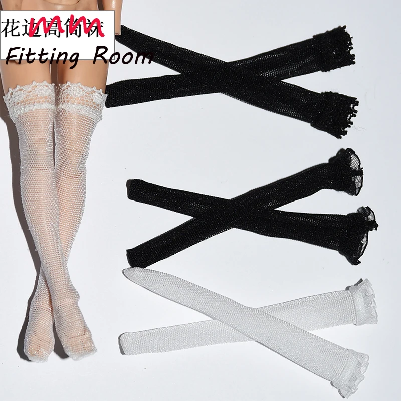 1/12 scale female dolls clothes Lace mesh stockings fit 6'' action figure body model