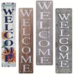 Retro WELCOME HOME Aluminum Sign Address Sign Funny Vintage Metal Sign For Garage Workshop Man Cave Club Bar Outdoor Wall  Decor