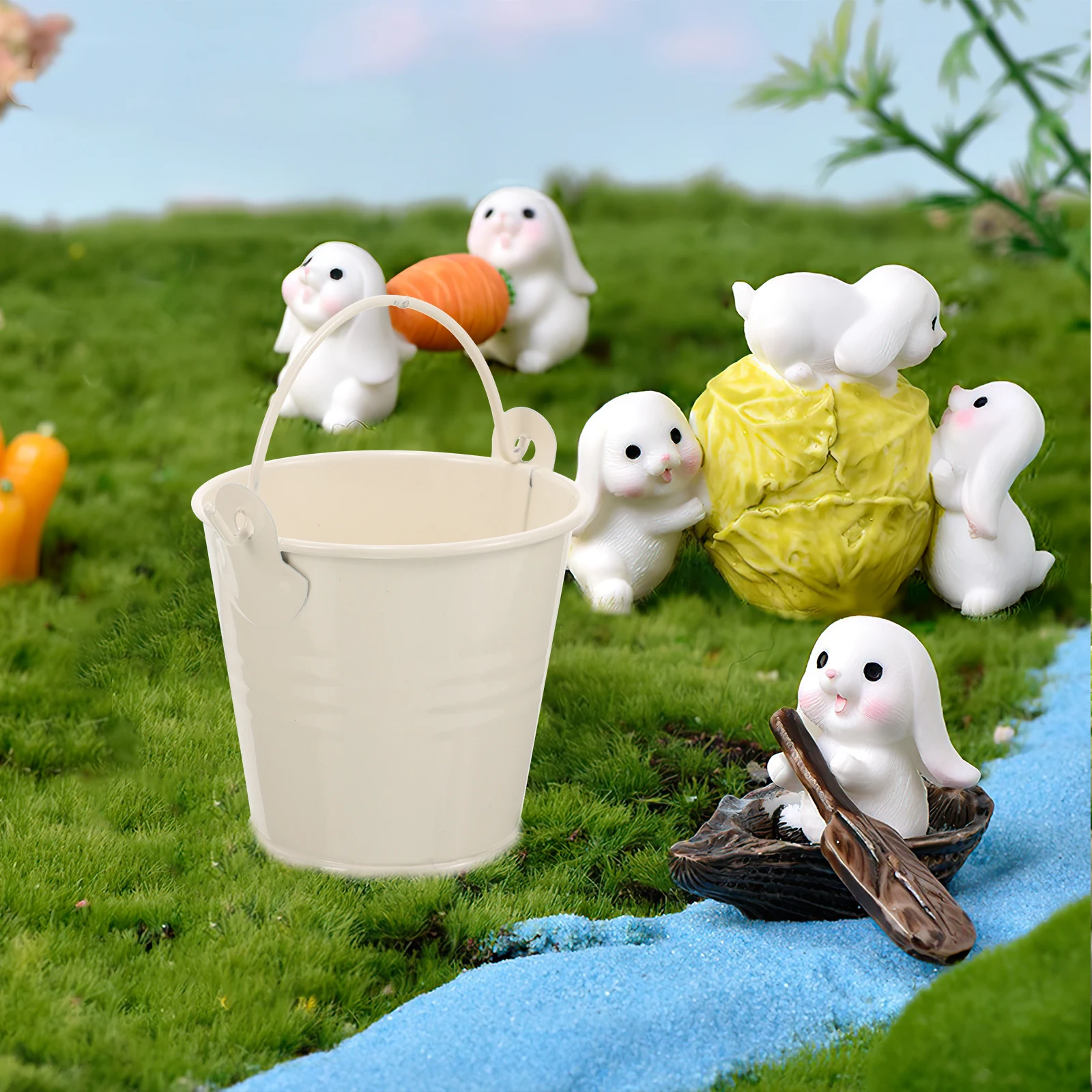 

8 Pcs Flowerpot Mini Bucket Child Floral Containers Terracotta Planters Baskets