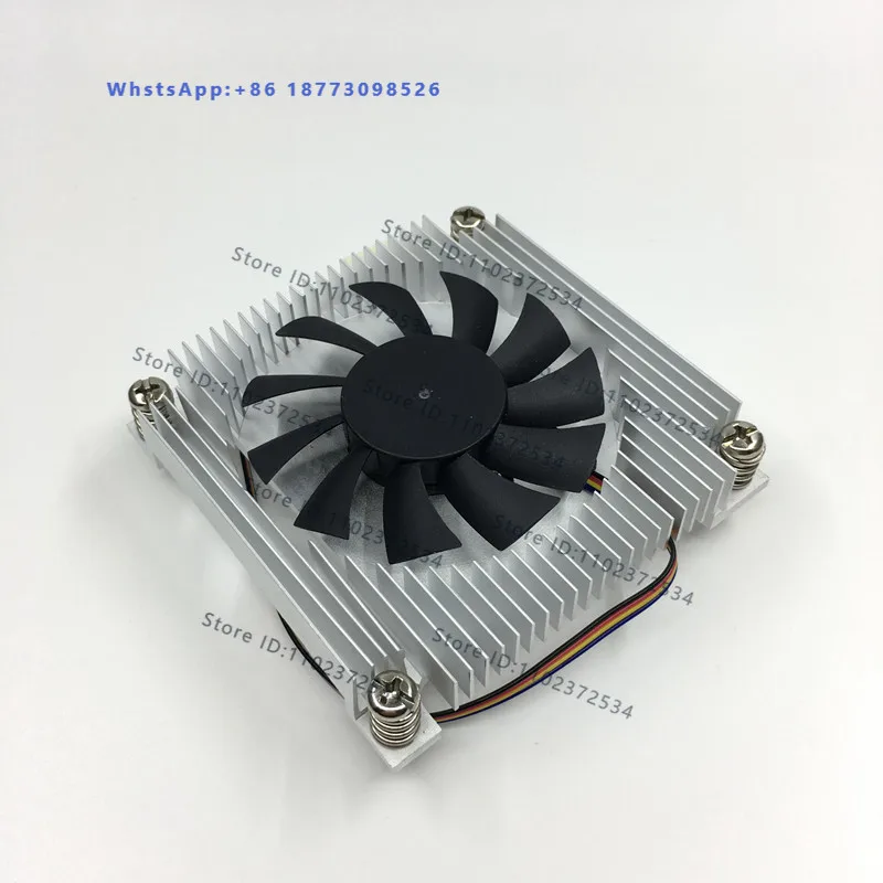 All in one 1155/1150 CPU cooler 4PIN intelligent temperature control fan mute ITX motherboard dedicated