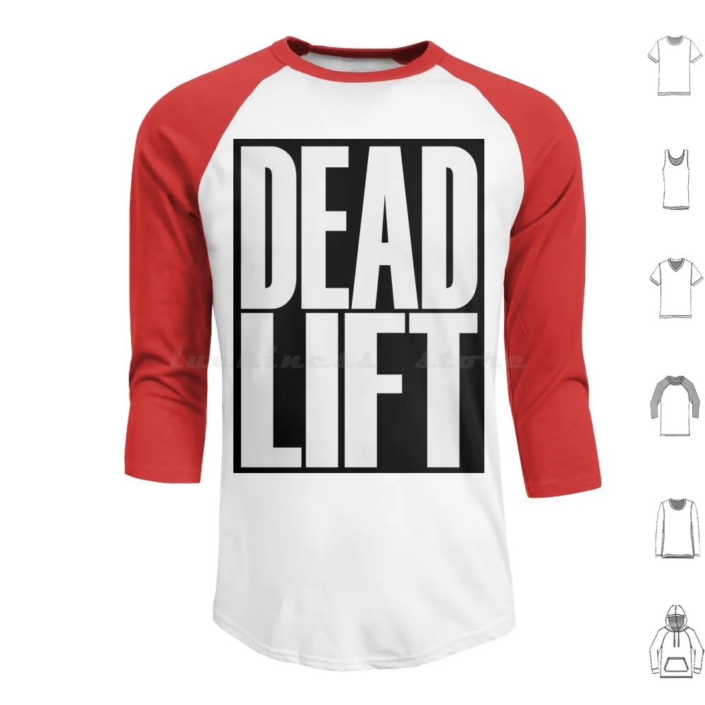 Deadxlift Dark Hoodie cotton Long Sleeve Gym Meme Gym Quotes Fitness Gym Barbell Powerlifting Weightlifting Bodybuilding