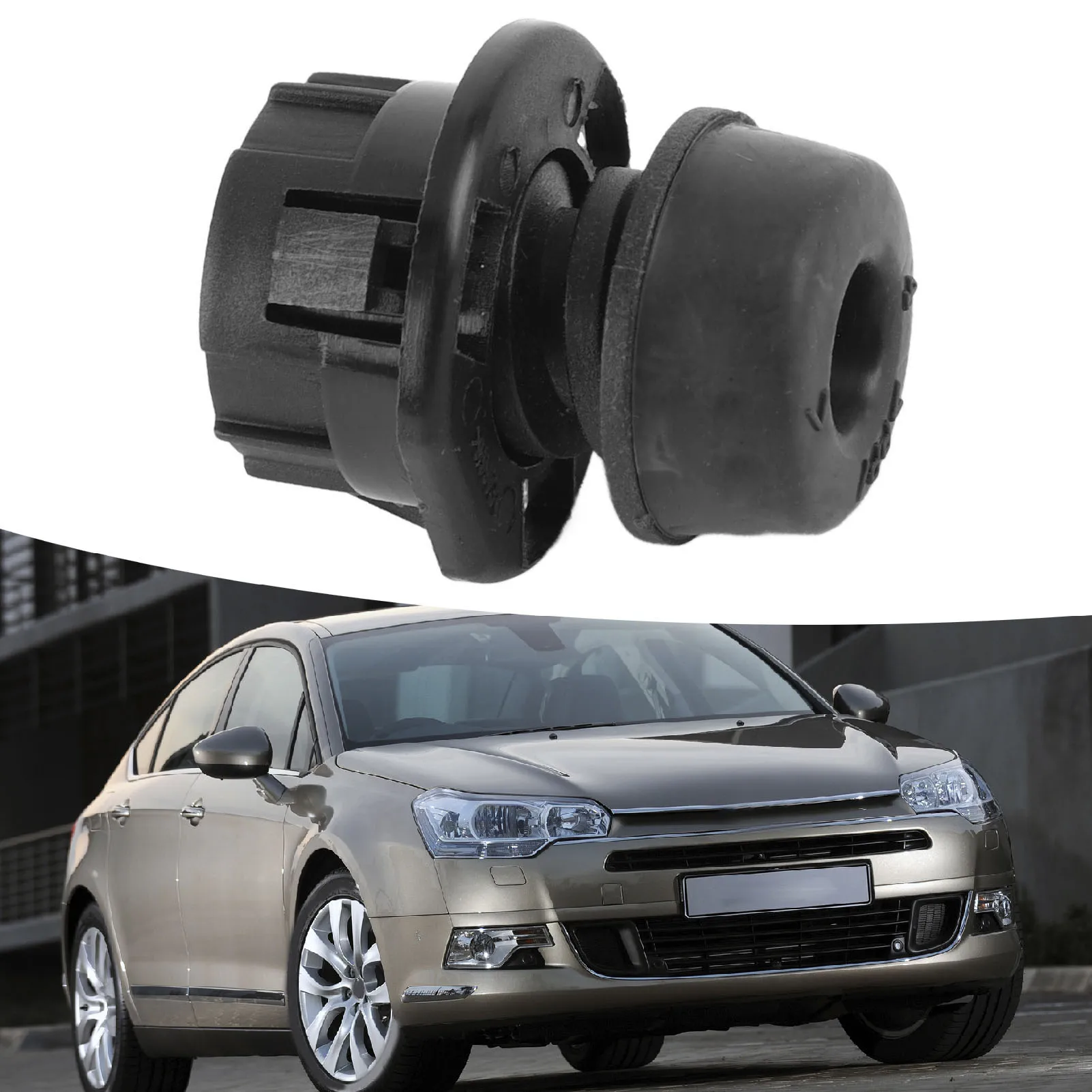 Engine Hood Rubber Bumper 7908W2 Black Anti Collision Bumper Rubber Block Replacement for 308 2013 to 2021 Bonnet Rubber Cushion