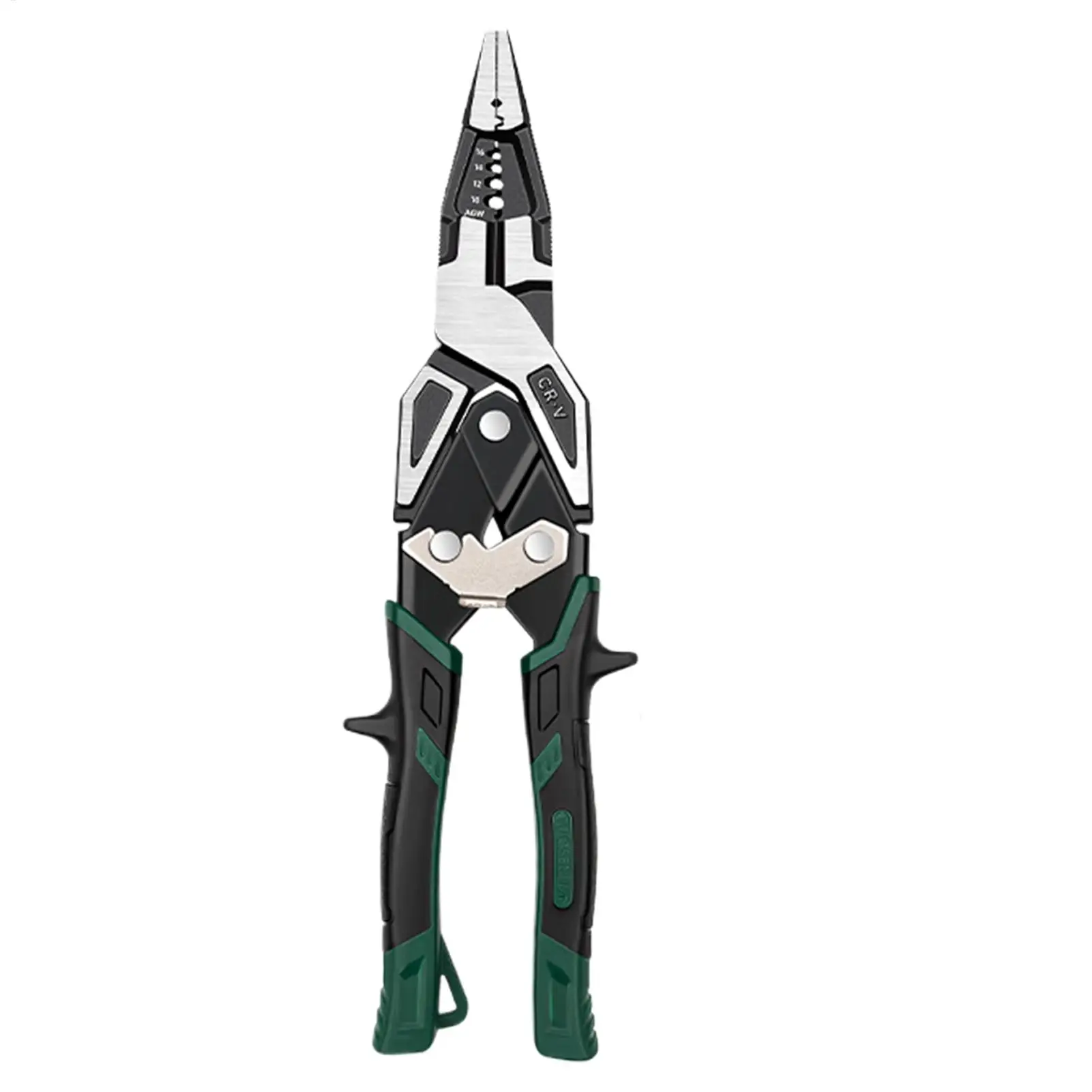 ワイヤーストリッパー電気工学に基づいた人間工学に基づいた高耐久精密多機能ワイヤーカッター端子作業用ストリッピングツール