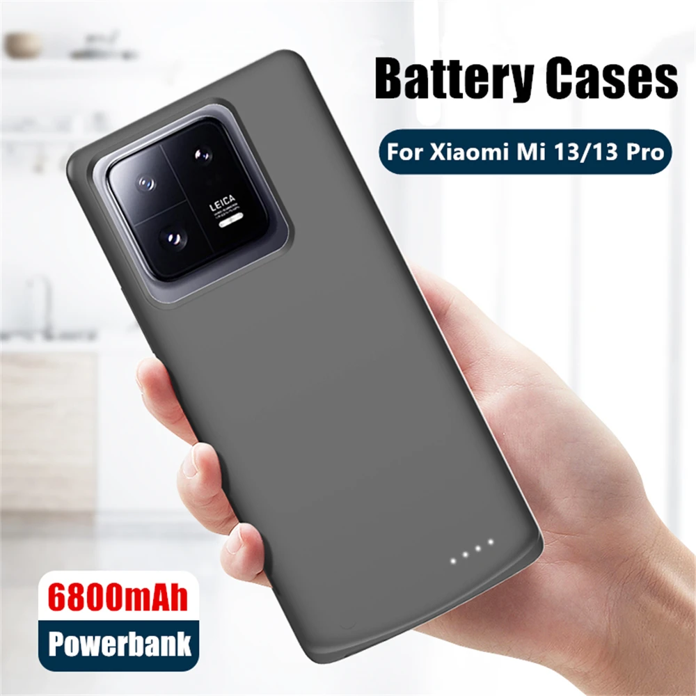 

6800mAh Battery Case For Xiaomi Mi 13 Pro 13 Ultra Power Bank Portable Battery Charger Cover For Xiaomi 13 Powerbank Case Cpaa