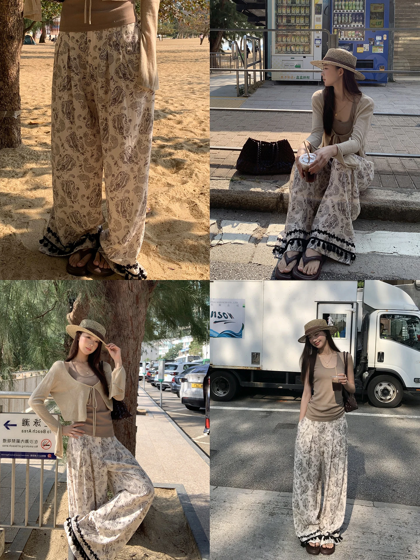 

Весна 2026: Новые женские повседневные брюки-палаццо с широкими штанинами, свободного кроя, с эффектом драпировки, премиум-класса, прямые брюки-трубы, модные женские брюки