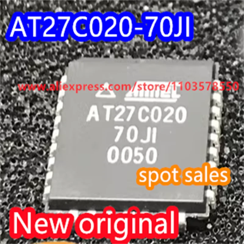 10PCS  New original AT27C020-70JI microcontroller chip AT27C020-70 storage chip PLCC32 package AT27C020 70JC