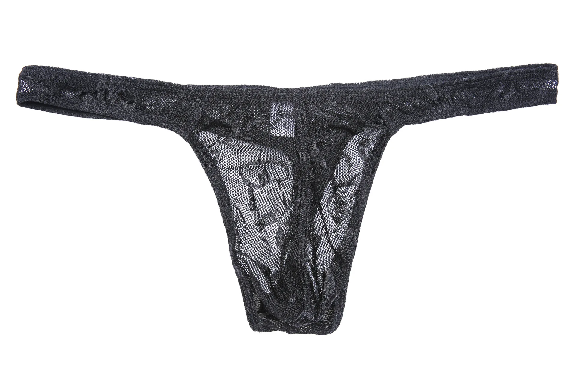 Sissy Engraçado T Tangas Traseiras, Homens Sexy Diversão Calcinha Inferior, Gays Renda Shorts Transparente, Respirável, Cintura Baixa, Tangas, Menino