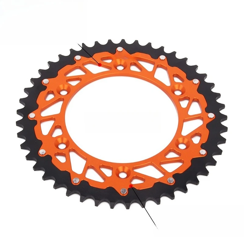 

Suitable for SXF/MXC/EXC/EXC125/200/250/450/500 off-road modified aluminum alloy sprocket