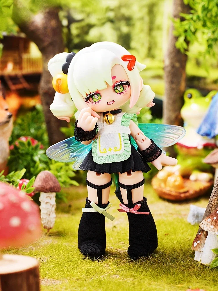 Kuka Kaka Insect Cafe 12 Points BJD Blind Box Toy Doll Handmade Birthday Gift Collection Kawaii Doll Action Figure Mystery Box