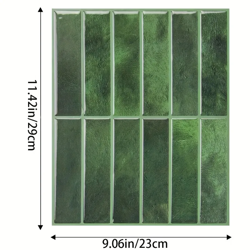 50 Sheets Peel and Stick Wall Tiles Pvc Vinyl Realistic Marble Wall Tiles Self Adhesive 3d Stickers Waterproof Kitchen Bathroom