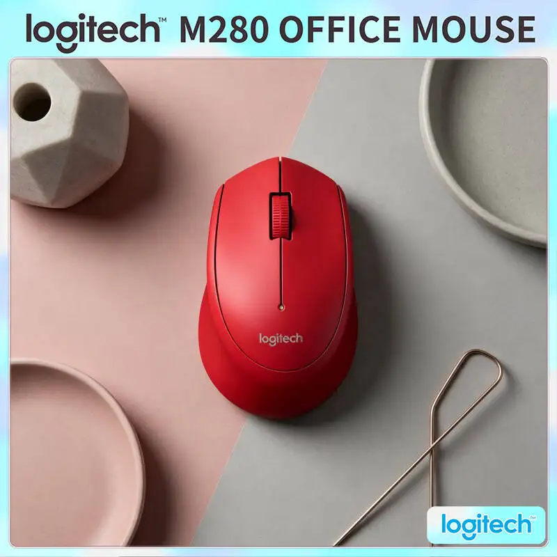 

Logitech M280 Wireless Mouse Compact Slim 10m Range 1000 DPI Exact Tracking Durable 18-Month Battery