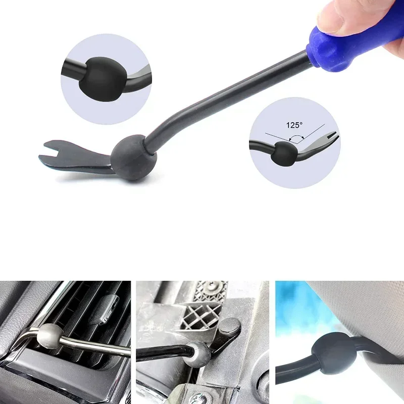 Car Door Trim Removal Tools Auto Interior Accessories Audio Radio Door Panel Remover Plastic Fastener Disassemble Tool Hand Tool