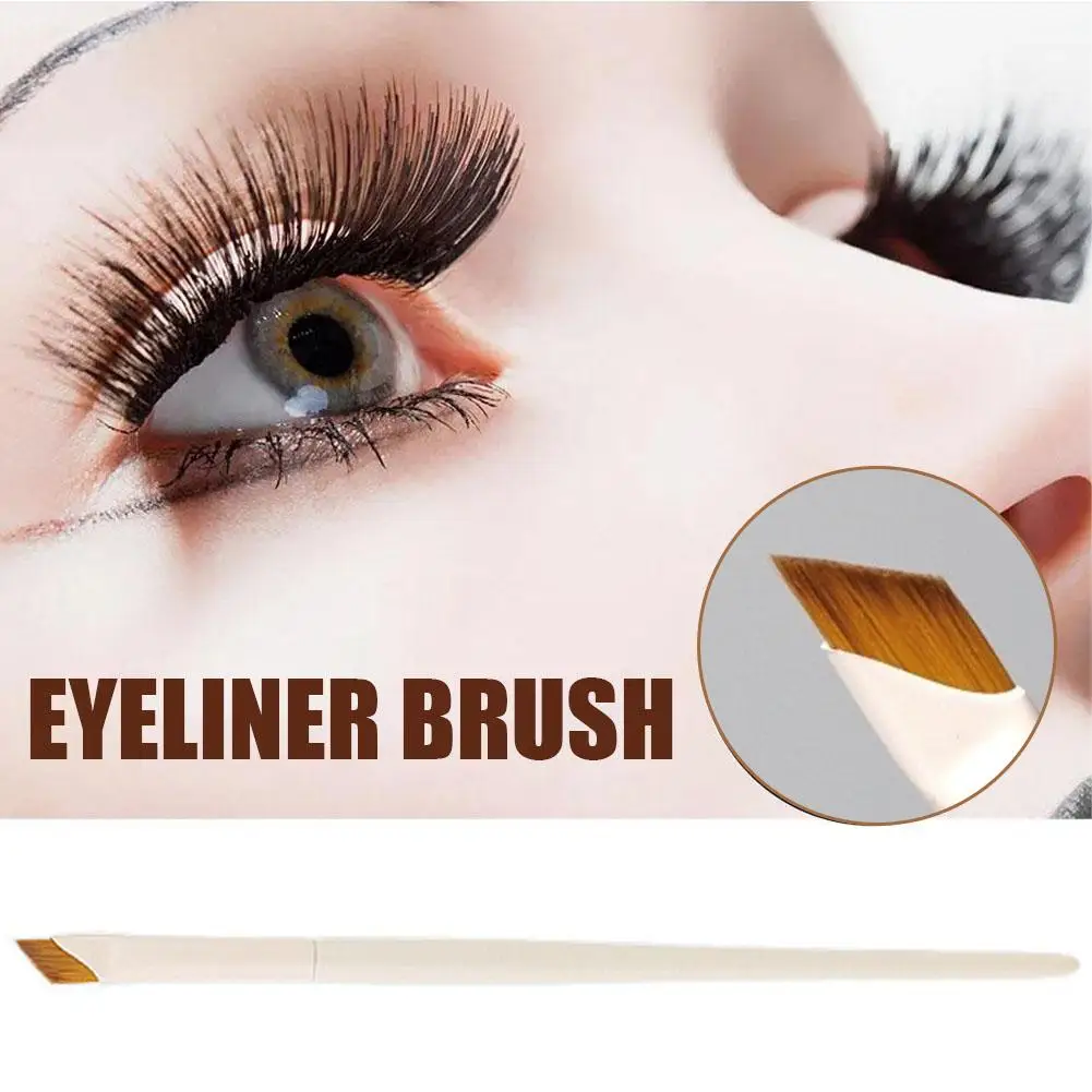 De Upgrade Eyeliner Brush Ultra Dunne Fijne Hoek Plat Onder Wenkbrauw Plaats Ogen Nauwkeurig De Brush Detail Brush L3y4