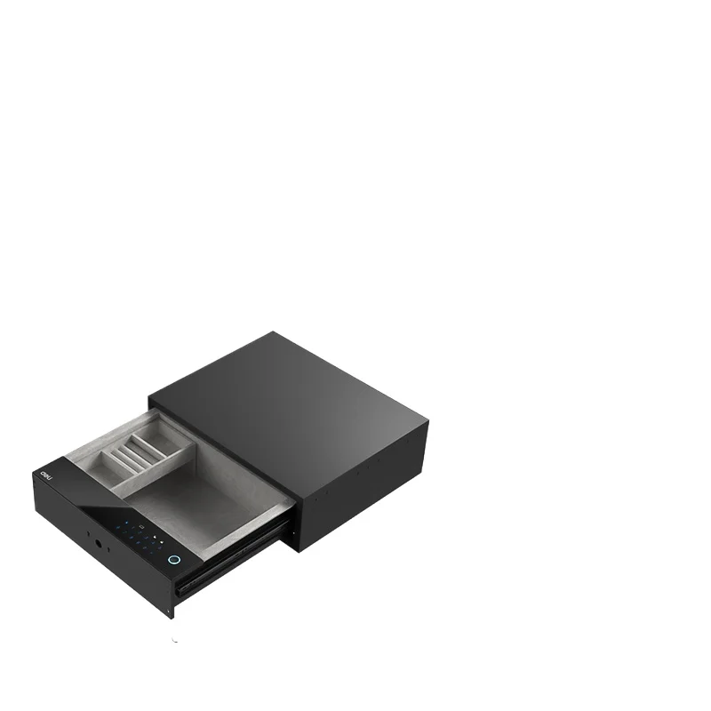 

Сейф для ящика, бытовой умный сейф с паролем отпечатков пальцев, коммерческий цельнометаллический противоугонный сейф