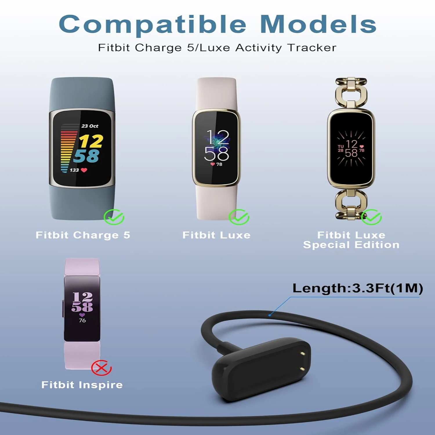 

Stay charged and energized throughout your fitness regimen with the opulent Luxe Charge 5 deluxe charger cable. Enhance your exe