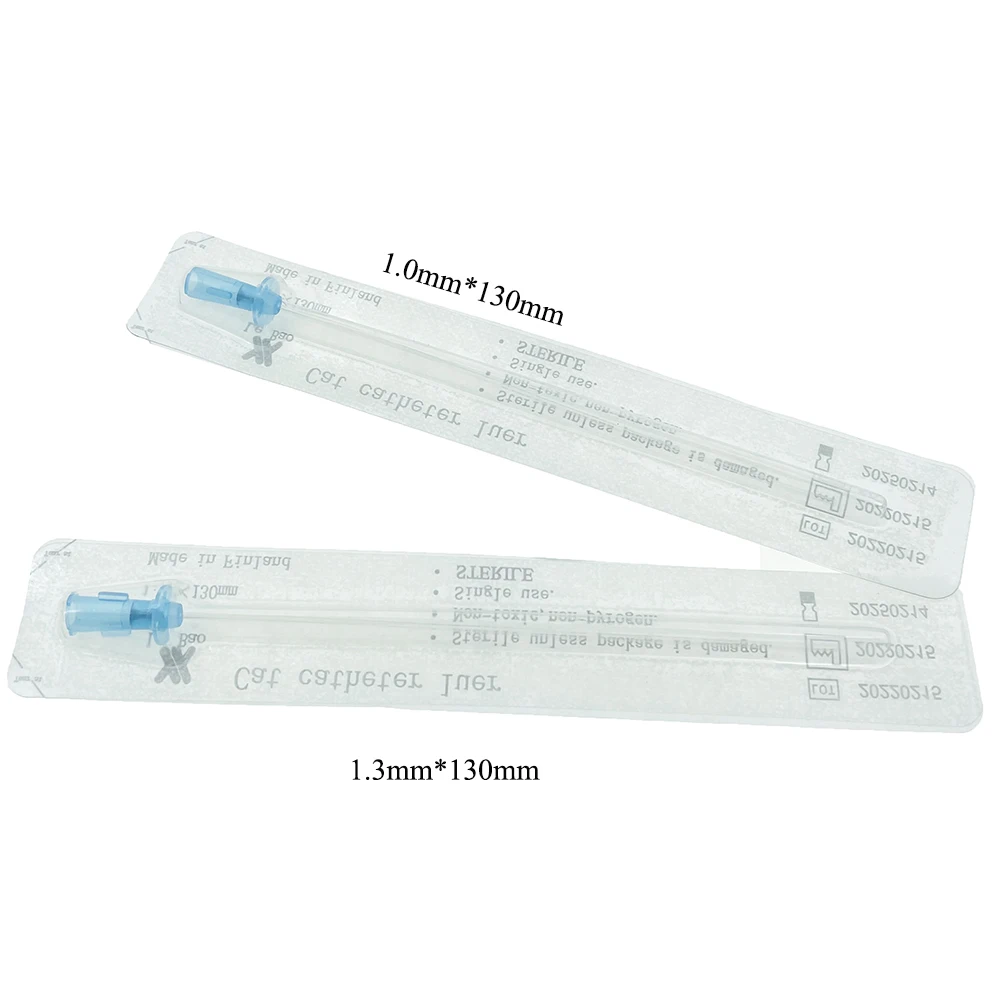 2PCS Pet Feline Cat Urinary Retention Catheter Plastic Urethra Luer Disposable Stone Pass Tube Pipe Clinic Hospital Supplies