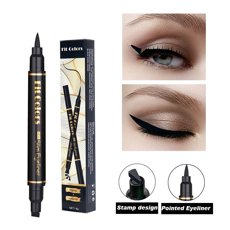 

Big Seal Stamp Liquid Eyeliner Waterproof Long Lasting Eye Liner Pencil Quick Drying Not Bloom Natural Eyeliner Cosmetic Tools