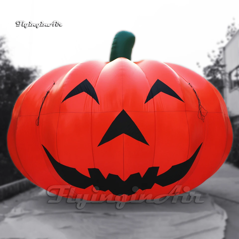 

3 м/4 м/5 м уличный гигантский злый надувной тыквенный фонарь с воздушным надувом для украшения двора на Хэллоуин