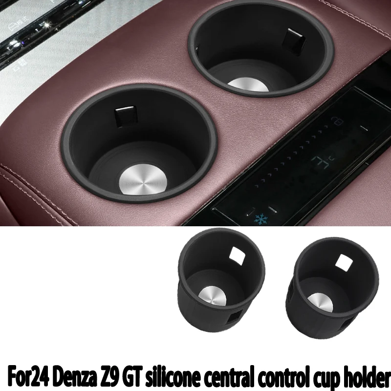 Support de tasse central en silicone pour Denza Z9 GT 2024, antidérapant, pour boissons, intérieur de voiture