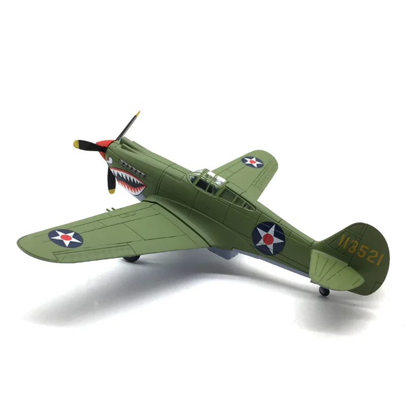 

Масштабная модель американского истребителя P-40 (1:72) из сплава, коллекционная, для демонстрации и декора