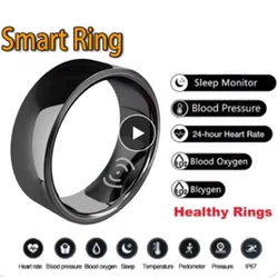 2024 5ATM Waterproof Smart Ring For Honor Note 10 Xiaomi Poco M4 Pro Oppo Reno8 4G Itel A27itel S24 Men Women Health Monitoring