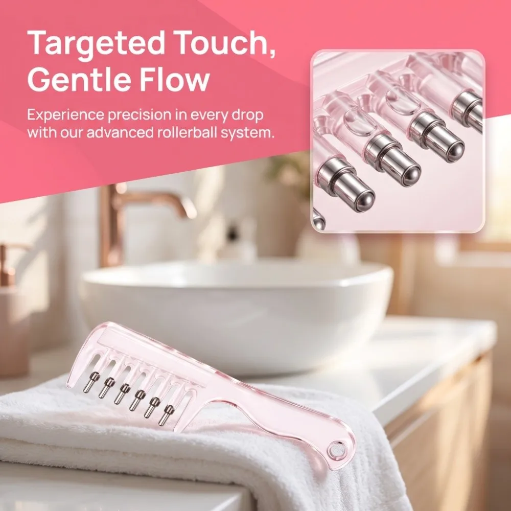 Multi-Function Mini Portable Head Applicator Anti-Frizz Scalp Nourish Hair Firming Applicator Hair Care Anti-Static