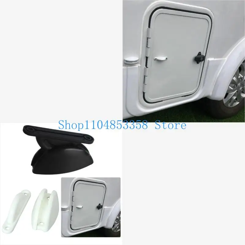 

652F Дверной Упор для караванов для туристов на мотометом лодки RV-Nilon Door Speper Clip установлен на ящике шкафа черный/белый