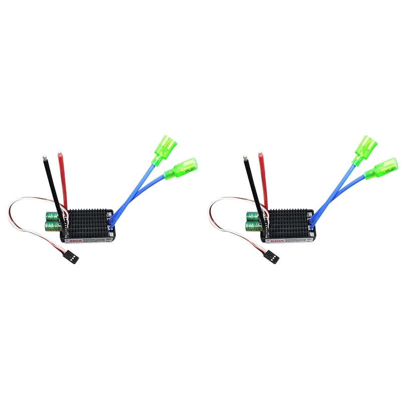 High Power 12V-24V Waterproof Bidirectional RC ESC Brush ESC For RC Car And Boat