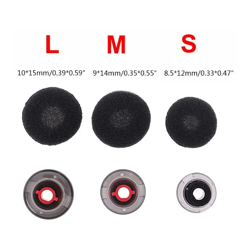 Lot de 3 petites embouts d'écouteurs en silicone durable, pour casque Communautés tronics Voyager 5200