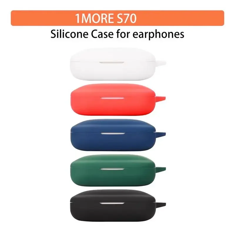 Skinlee Liquid Silicone Case For 1MORE S70 Case Wireless Headphone Protector Case For 1MORE S70 Protect Cover
