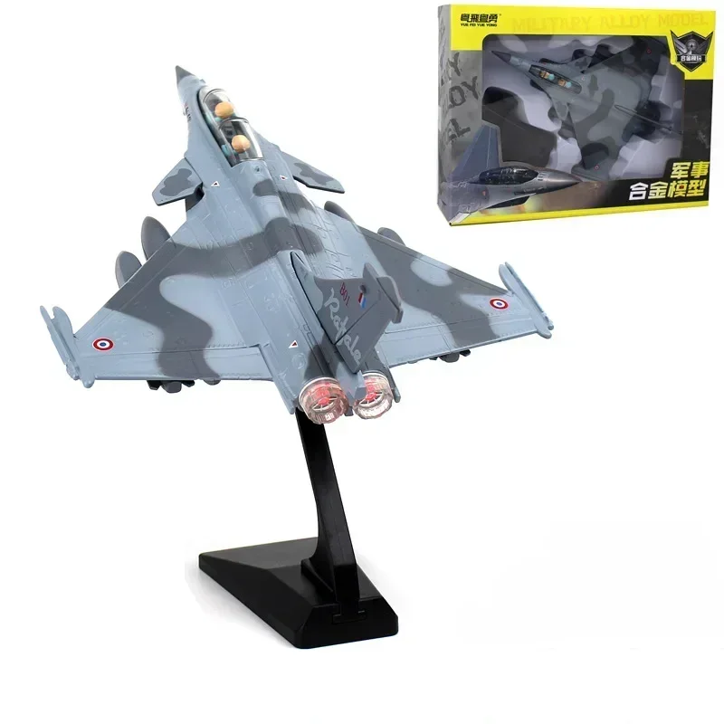 Dassault Rafale Lega Modello di caccia forza di ritorno acustottica modello di aereo militare aeronautico Giocattolo Ornamento Regalo