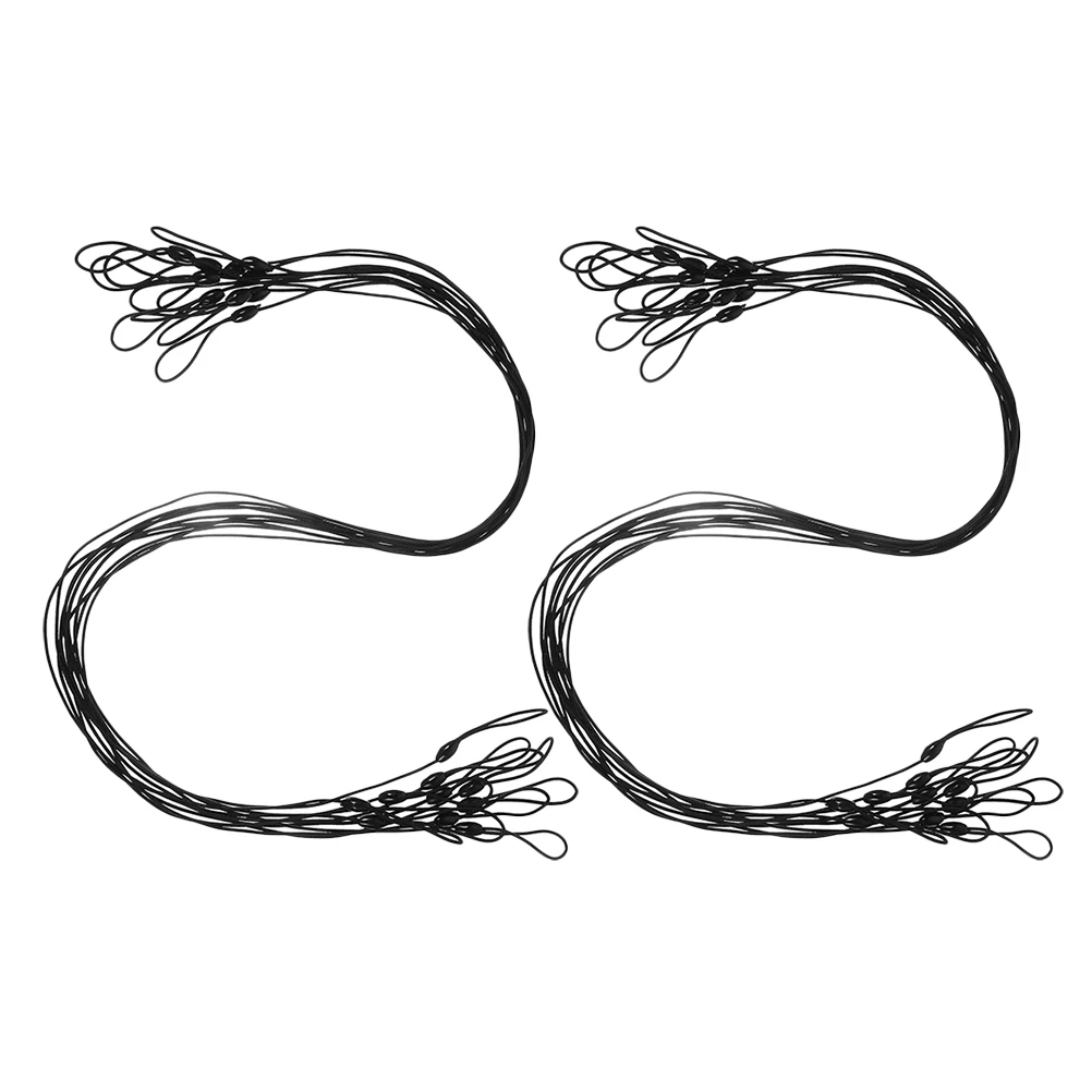 

50 шт., эластичный ремешок для ручки, анти-потерянный растягивающийся трос для стилуса, ручка для сенсорного экрана, офисная школьная дорожная веревка с защитой от потери