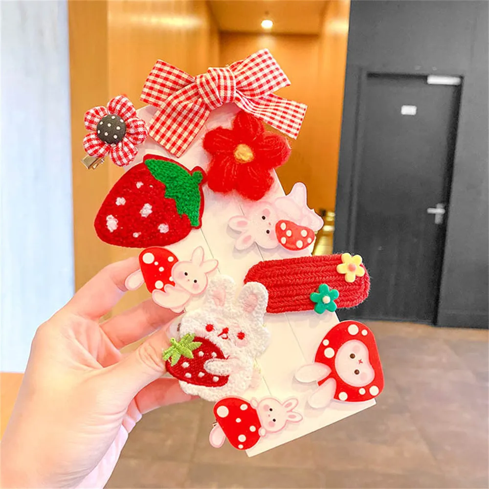 10pcs Cute Children\'s Hair Clip Baby Hair Jewelry Girl